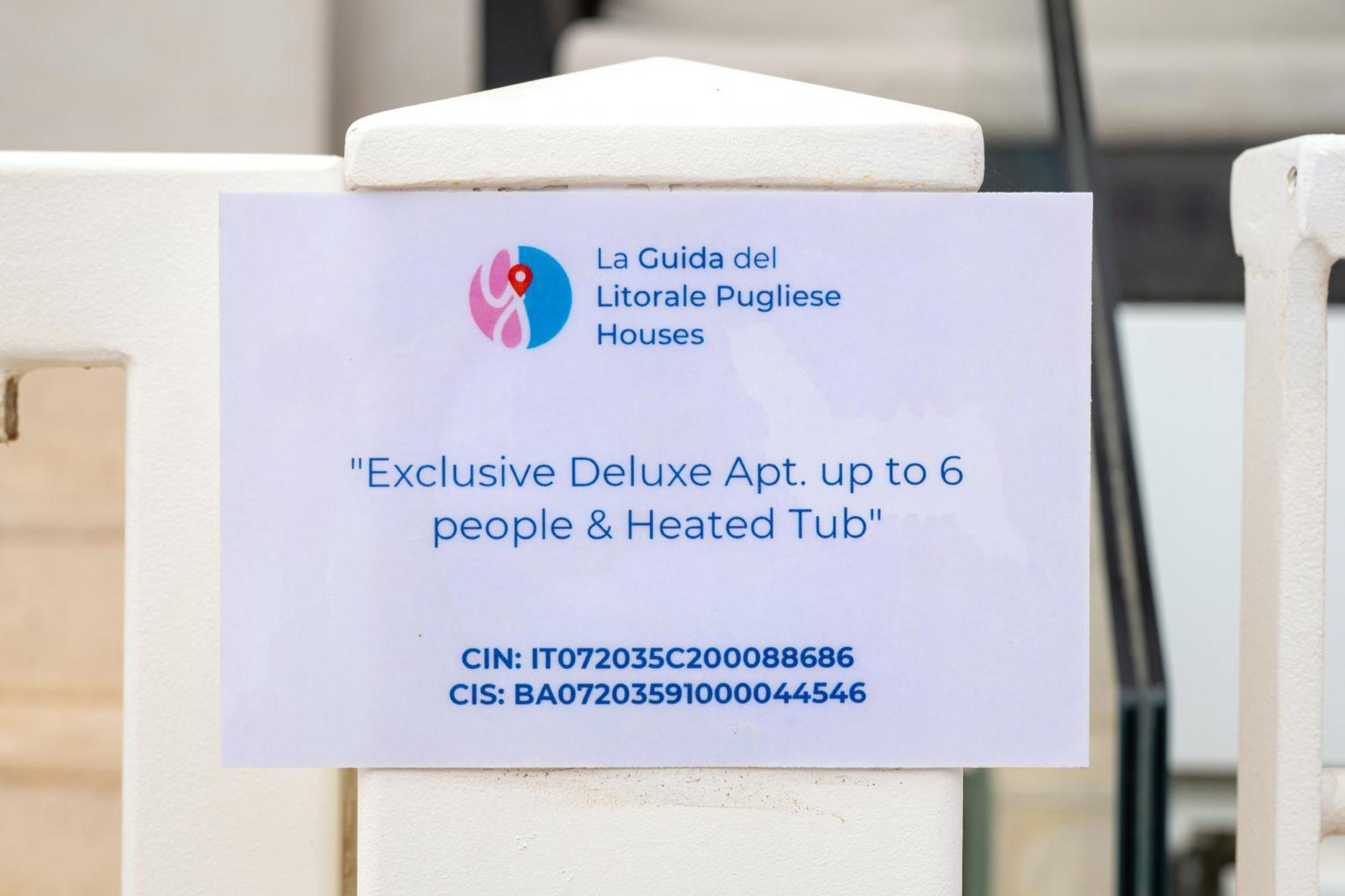 Exclusive Deluxe Apt Up To 6 People & Heated Tub Polignano a Mare Kültér fotó